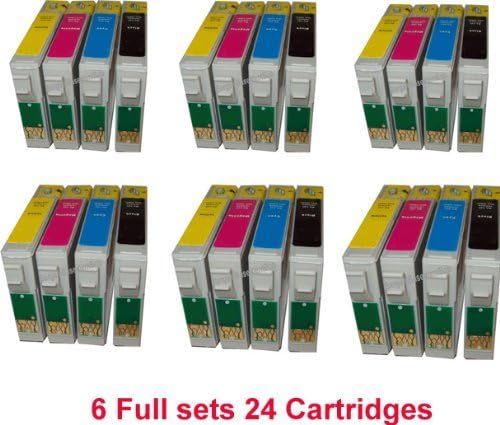 6 sets of compatible inks FOR EPSON PHOTO STYLUS D68, D68PE, D88, D88+, D88PE, DX3800, DX3850, DX4200, DX4250, DX4800, DX4850, D 68, 68PE, 88, 88+, 88PE, DX 3800, 3850, 4200, 4250, 4800, 4850