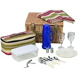18Pc Picnic Basket Set by Big T Sports