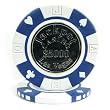 $5000 Blue Jackpot Coin-Inlaid Poker Chip