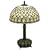 Tiffany-style White Jewel Lamp