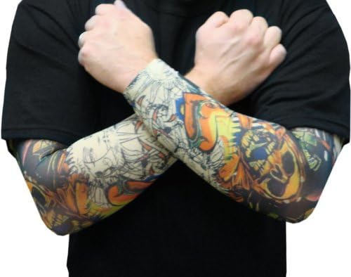 Tattoo Sleeves - Sailor and Pirate Temporary Tattoo Sleeves (Pair) #29