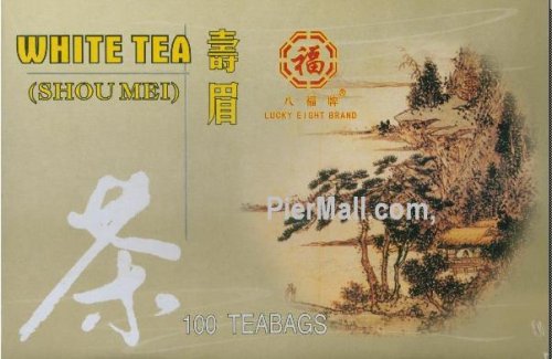 All Natural Shoumei White Tea - 100 Individually Wrapped Tea Bags