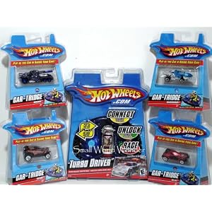 Hot Wheels Turbo Driver Controller Game Bundle #1 Online Car-Tridge Hotwheels.com by Mattel