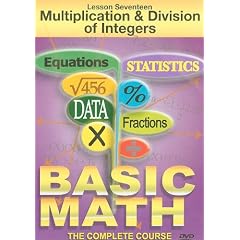 Basic Maths - Multiplication And Division Of Integers [Edizione: Regno Unito]
