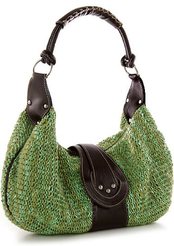 Large ''Cloe Hobo'' by Vitalio - Beige, Green, Black, Orange, Pink or Blue