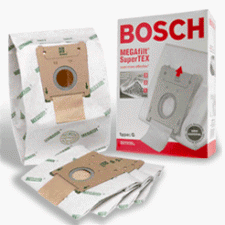 Bosch BBZ51AFG1U Dust Bags for the BSA Canister Vacuums Series (5 Bags Plus 1 Microfilter)