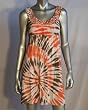 Lu Lu Lame' Braided Orange Dress