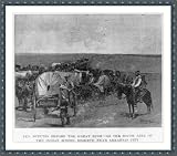Historic Print (S): [The opening of the Cherokee Strip, Sept. 16, 1893: ten minutes before the great rush]