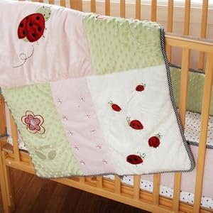 Lady Bug 3 Piece Portacrib Bedding Set by Kidsline