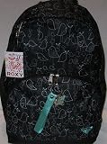 Roxy Fiddle Li Dee Backpack - Black with Birds