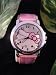 Gorgeous Hello Kitty Pink Leather-Like Wristwatch