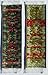 Oriental Carpet Rug Bookmarks #3 (Set of 4) Beautiful, Elegant, High Quality, Woven Cloth Bookmarks! Best Gifts & Stocking Stuffers for Men, Women, Teachers & Librarians!