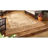 6x9 foot Reversible Patio Mat Beige