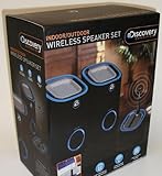 Discovery Expedition Wireless Speakers Set (Black) Outdoor/Indoor Portable Channel for Mp3 Player