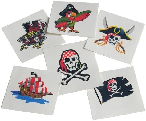 Pirate Tattoos : package of 144