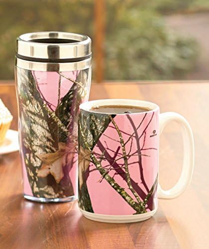 Pink 2 pc Mossy Oak Mug Gift Set