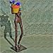 Brass Baron R300B Garden Man Shoulder Garden Statue