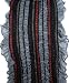 Ffled 100% Viscose Fringed Scarf In Fancy Gift Box With Free Shipping, Brown Image #4