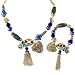 Jewelry : Murano Glass Metal Bead Necklace Bracelet Set Brilliant Blue Heart By Bucasi