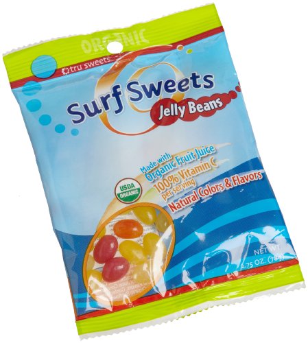 Surf Sweets Organic Jelly Beans, 2.75-Ounce Bags (Pack of 12)