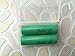 2 Samsung INR18650-25R 18650 2500mAh 3.6v Rechargeable Flat Top Batteries (Green)
