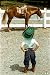 Wallmonkeys Peel and Stick Wall Decals - Young Cowboy Looking at Horse - Removable Graphic