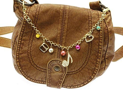 Bag Jewelry Accessory ~ Dog Poodle Purse Charm Link Purse Decoration Jewelry (Style OLA99024RDMLT)