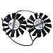 Allpartz PLD08010S12HH DC Fan Brushless Graphics Video Card Cooling Dual Fan 75MM 4-Pin DC12V 0.35A for MSI Twin Frozr III RX6950 R7850 HD7850 HD7950 R7950 HD7870 6870HAWK GTX660 GTX670 GTX680