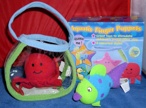 Childrens Toyshop  Toys : Aquatic Finger Puppets