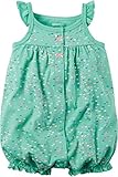 Carter's Baby Girls' Snap-Up Cotton Romper