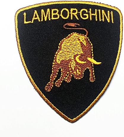 Lamborghini Tonino Shield Sport Car Jacket Shirt Iron on Patches #*#With Free Gift