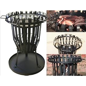 Garden Patio Fire Basket Pit Brazier
