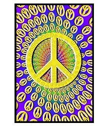 Opticz Peace OP Blacklight Poster