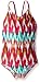 Kanu Surf Girls' Daisy Beach Sport 1-Piece Swimsuit, Kelly Pink, 12