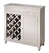 White Raised Panel Bottle Cabinet [Kitchen]