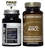 QUALITY OF LIFE LABS AHCC KINOKO GOLD 500 MG 60 CAPS+FREE PSK-16 IMMUNE HEALTH