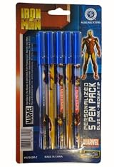 Iron Man Ball Point Pen - Iron Man 5 Pack Pen