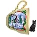 Black German Shepherd Christmas Ornament Holiday Scene Tea Cup