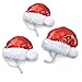 Aria Sequin Santa Hats for Dogs, Small