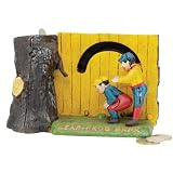 Antique Replica Leap Frog Collectors' Die-cast Iron Mechanical Coin Bank