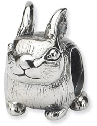 Sterling Silver Bunny Bead