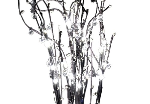 30er LED Deko Leuchte weiss Zweige