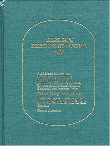 Gordons Print Price Annual - Includes Update