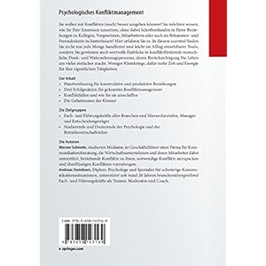 Psychologisches Konfliktmanagement: Professionelles Handwerkszeug für Fach- und Führungskräfte (essentials)