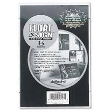 deflect-o Superior Image Float-A-Sign 4-in-1 Desktop/Wall Sign Holder, Plastic, 5 x 7 Inches (57180301)