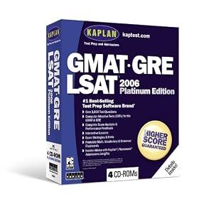 Kaplan GMAT/GRE/LSAT 2006 Platinum (PC)