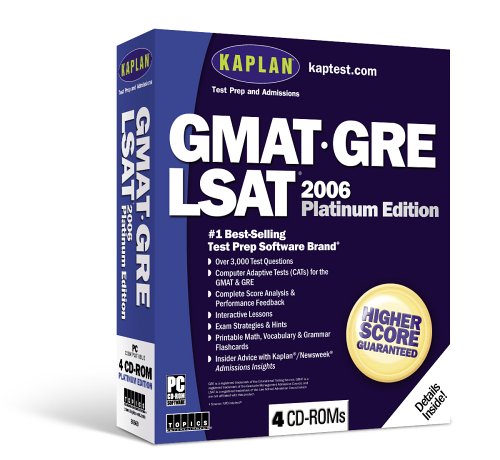 Childrens Toyshop  Software : Kaplan GMAT/GRE/LSAT 2006 Platinum (PC)