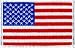 AMERICAN FLAG PATCH USA UNITED STATES -GOLD BORDER-NEW