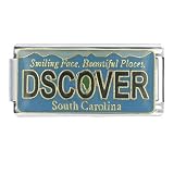 License Plate South Carolina Italian Charms Bracelet Link