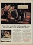 Many a boy learns fine craftsmanship from his own father in the Studebaker plants. Anthony Schick watches as his son, Ferris Schick, handles an exacting heat treating operation. Dean Knepp served overseas for 13 months before medical discharge sent him back to work with his father Raymond J. Knepp at Studebaker. ..... 1946 Studebaker Ad, A2979
